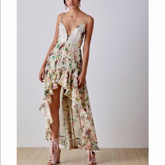 Rococo Sand Lurex Maxi Dress- Brand New With Tags! - Picture 1 of 4